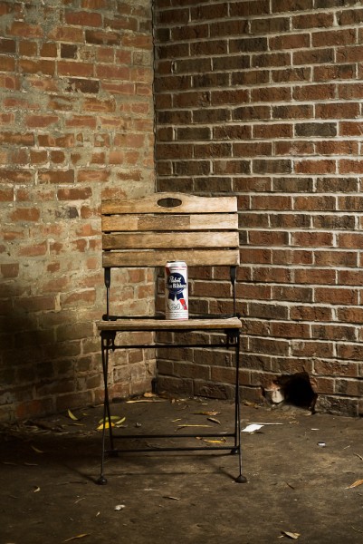pbr can in chair