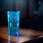 the blue glass